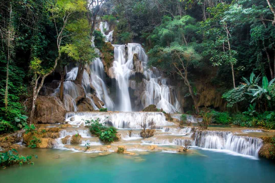 Khouang Si waterfalls - Multi country asia tours