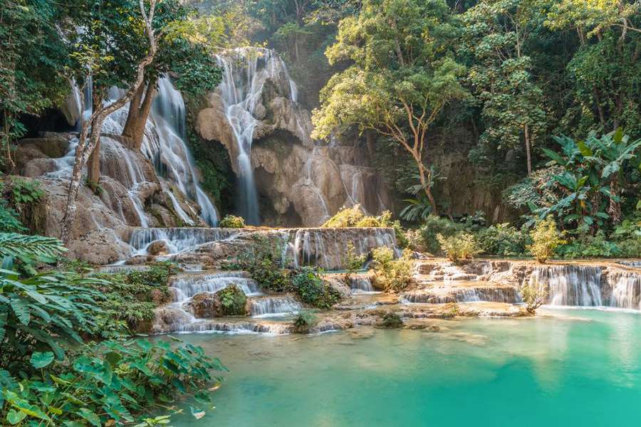 Khouang Si Waterfalls - Indochina tour packages