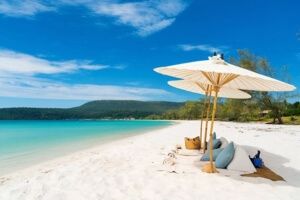best beach in cambodia Sihanoukville in indochina tours