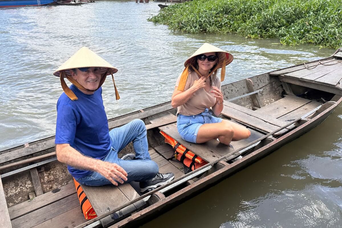 boat on Huong River in Vietnam Cambodia Tours - indochina tours